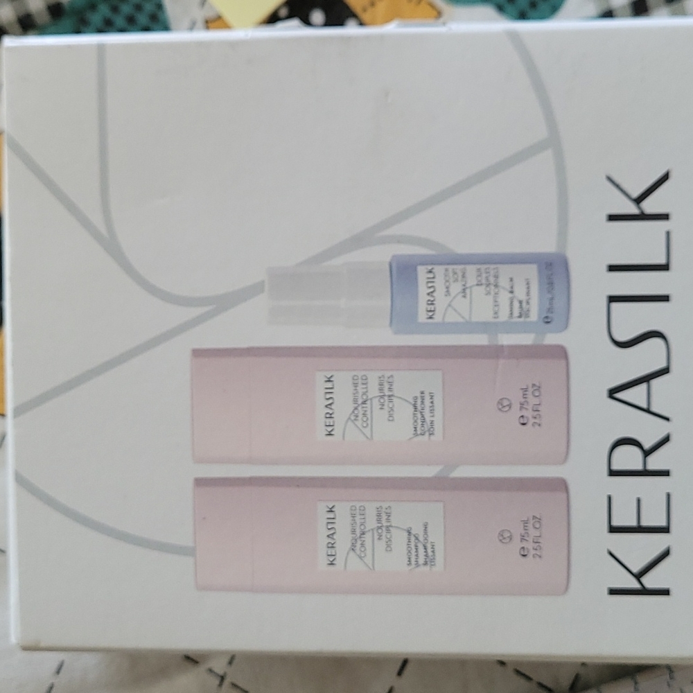Kerasilk 3 PC Vegan Nourished & Smooth Kit Gift Set